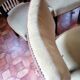 Set of 6 studded velvet chairs