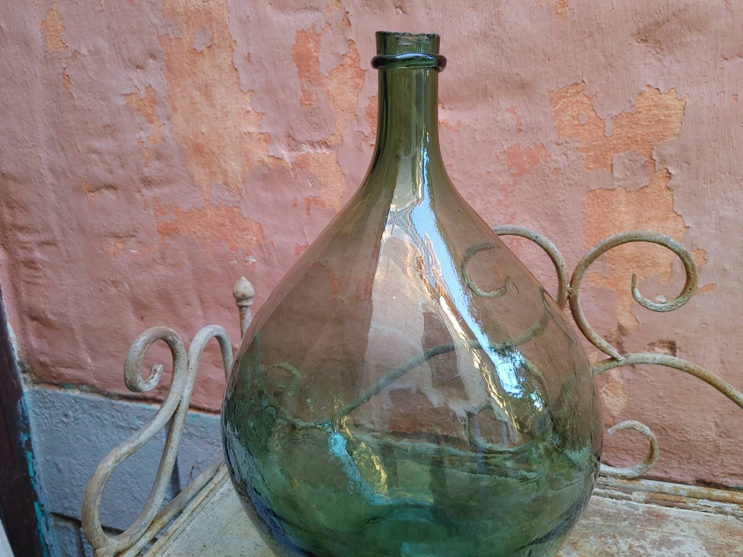 Demijohn late 19th Height 42 cm