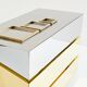 Gabriella Crespi model Mr Mme chest of drawers chrome brass 1972