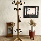 Portemanteau en bois de hêtre Stella, années 1950