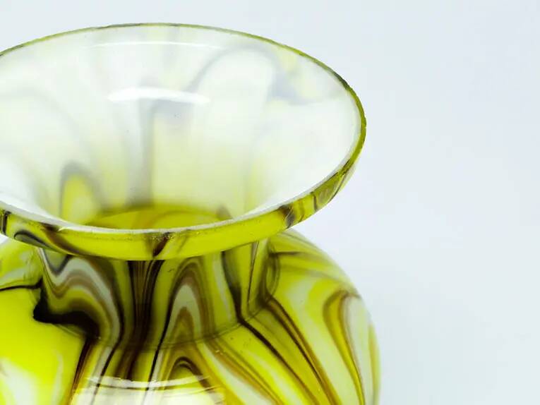 Art Deco vase, glass, Czechoslovakia, 1930s
