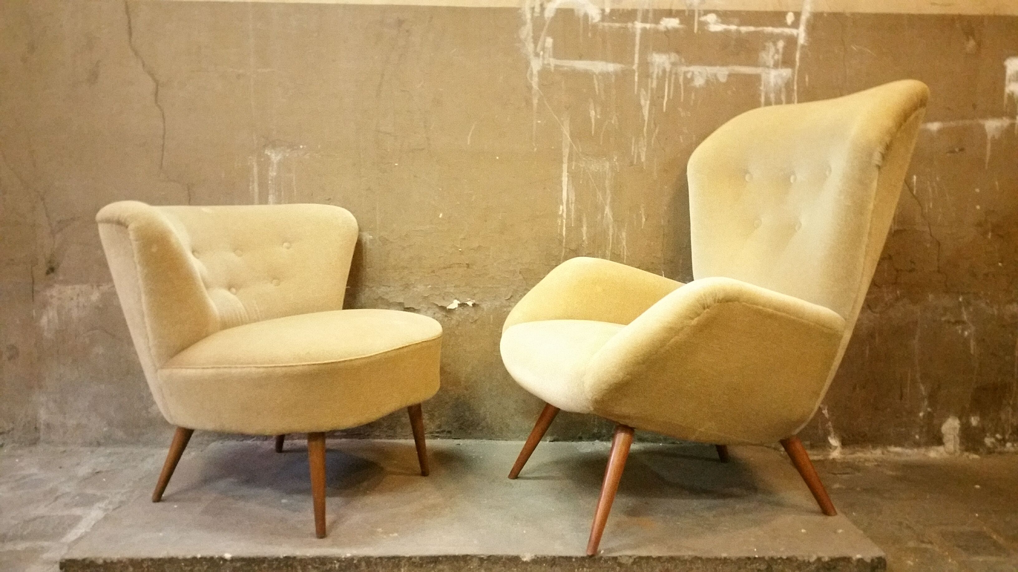 Rare year 50 Wing chair Bergère Chair of Ernst Max Jahn