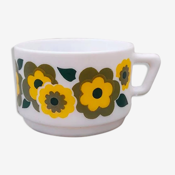 Tasse motif lotus arcopal