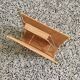Magazine rack leather "nude"