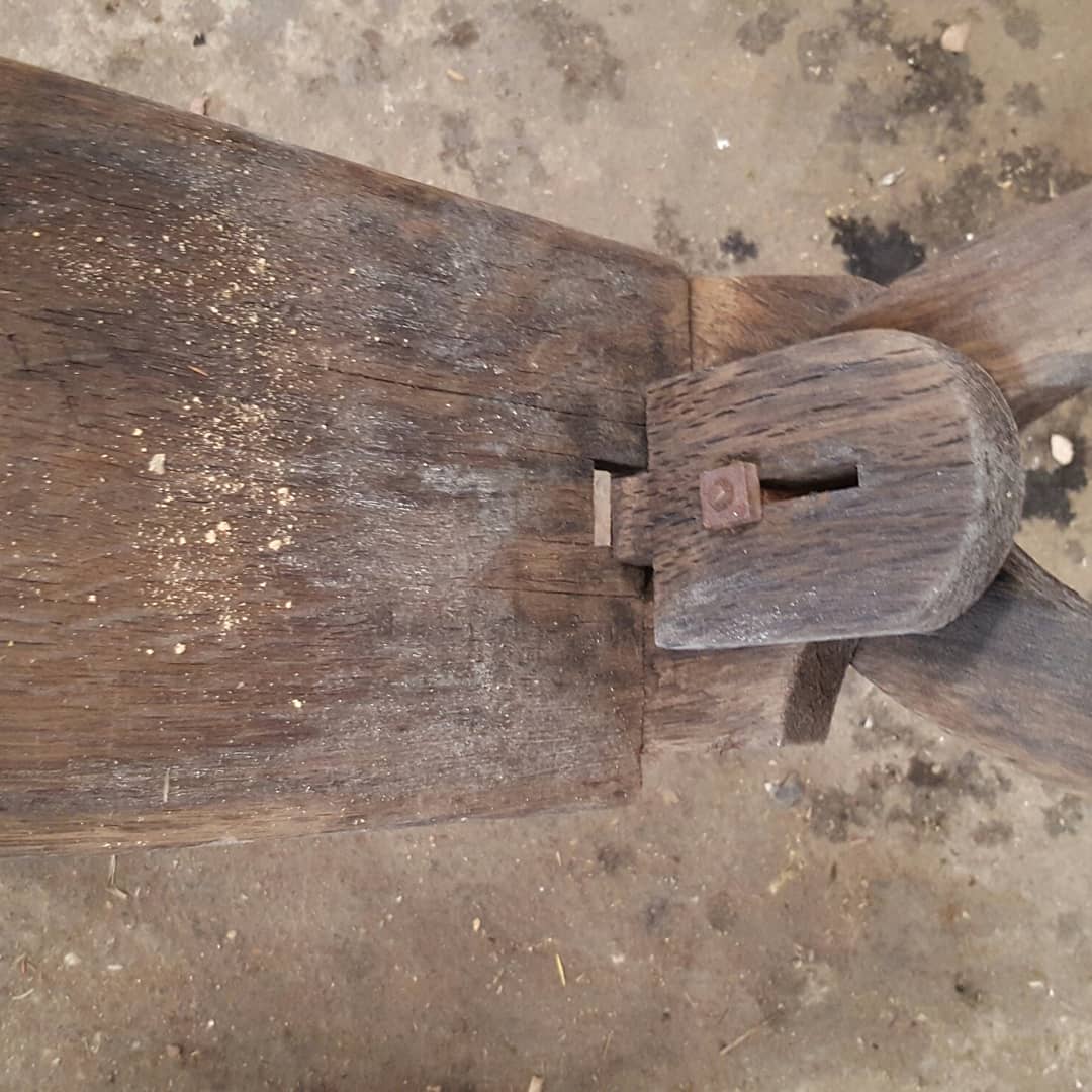 Wearing for 19th century oak paintings