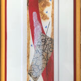 Carborundum etching by bernard alligand. embers, 2002