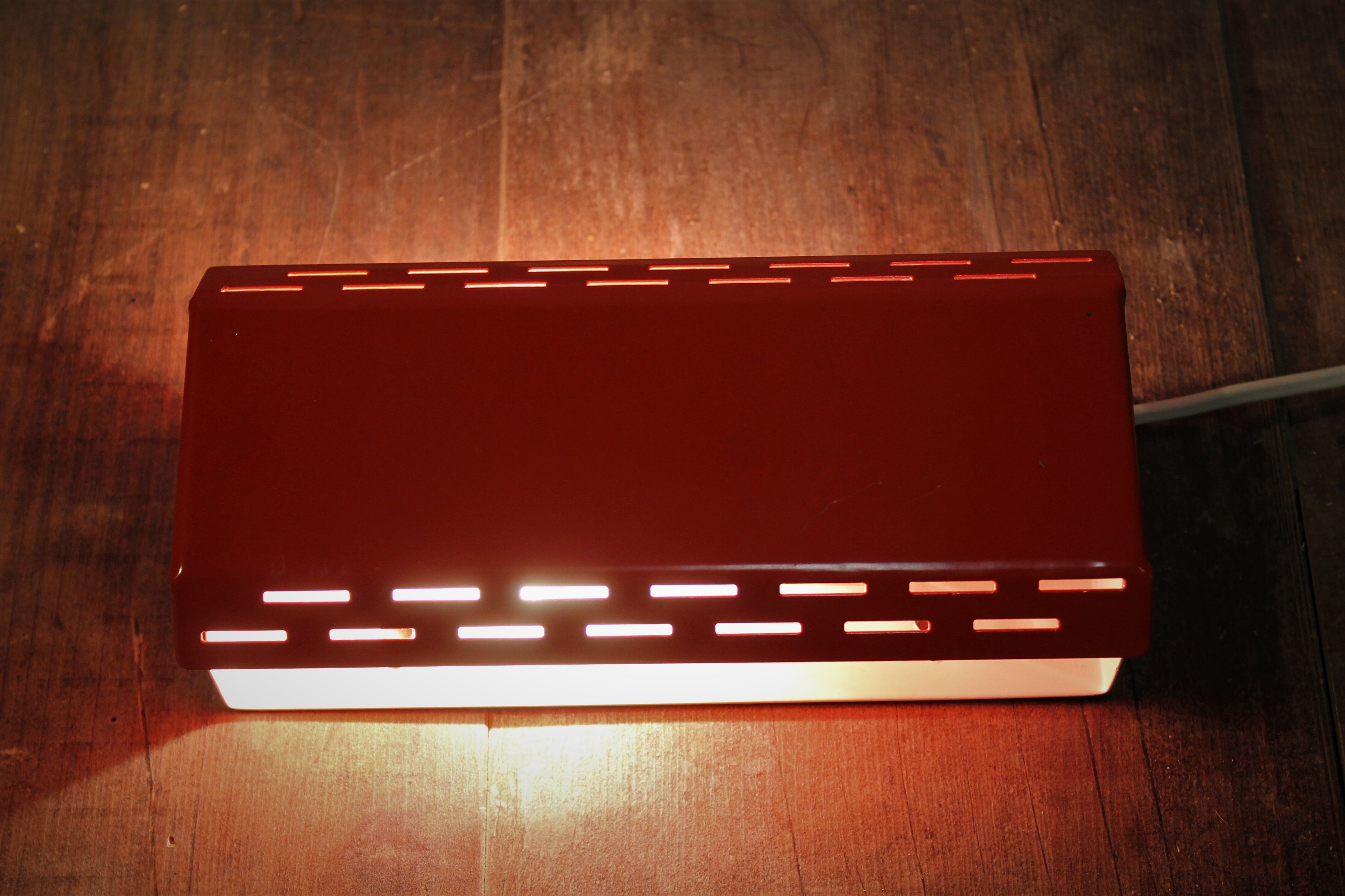 Wall lamps G & G perforated metal 80s