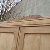 Art deco cabinet in natural wood