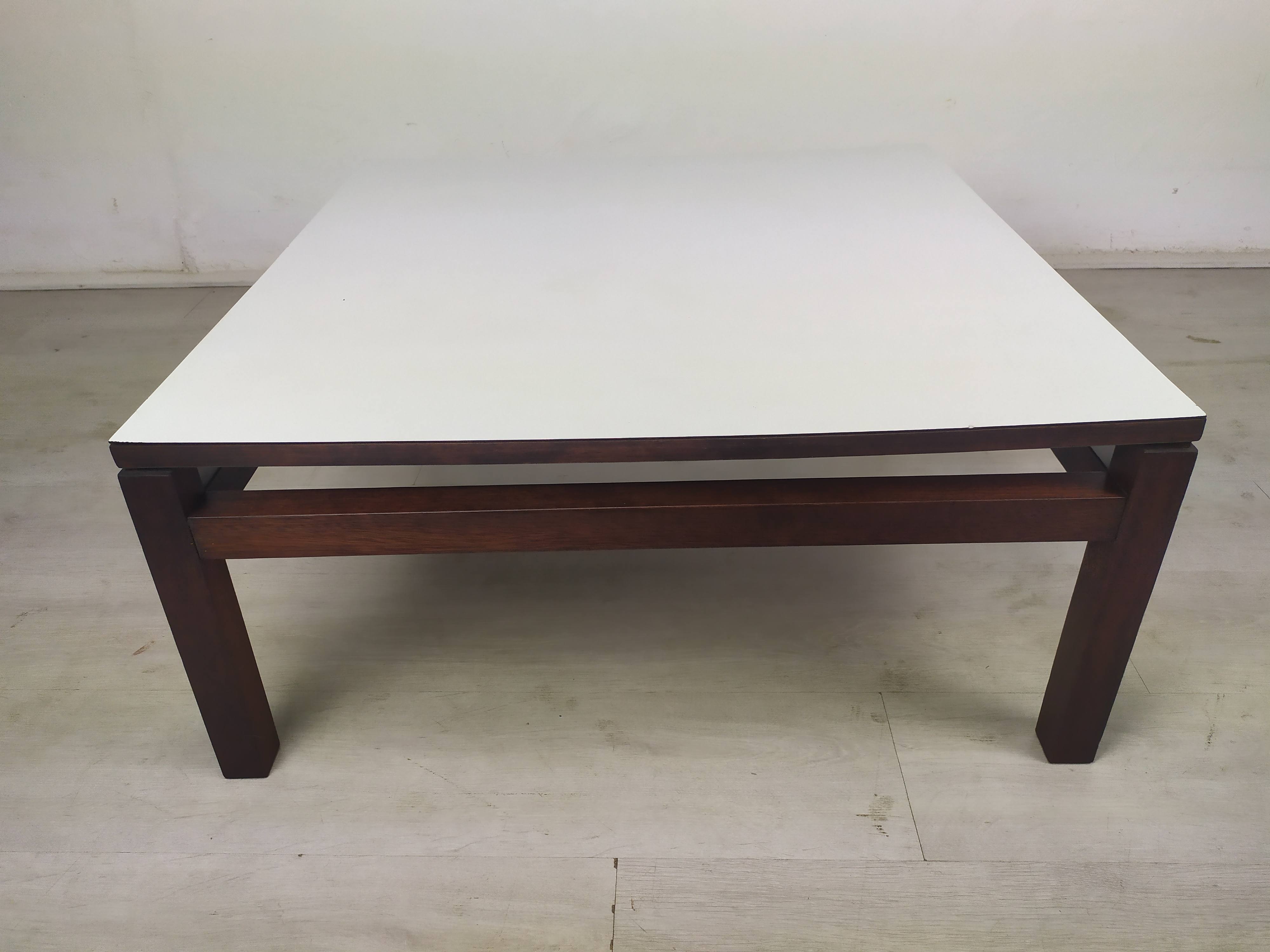 Scandinavian square coffee table