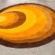 Round carpet 2m Scandinavian Schaeffler model "Atrium" synthetic from 1977