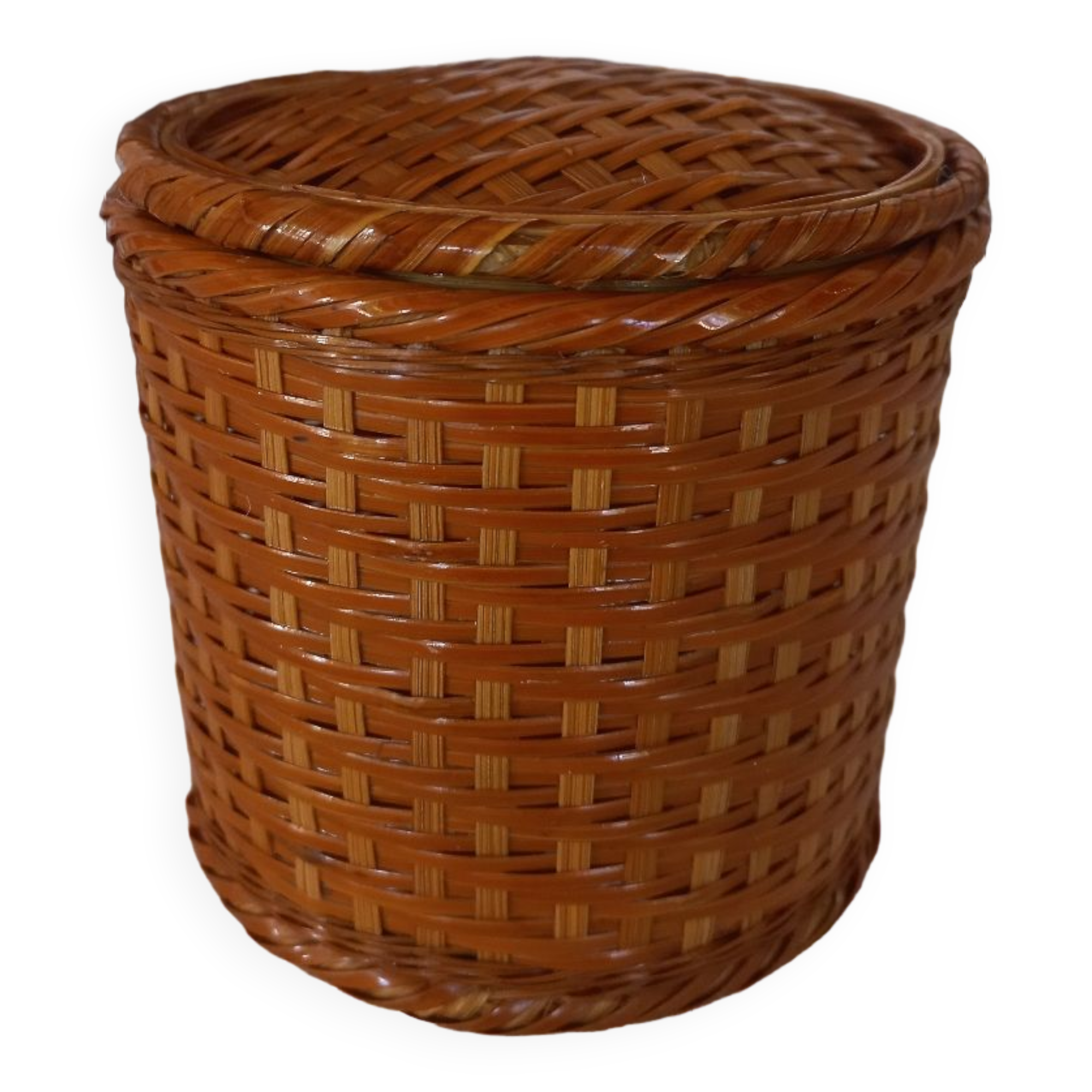 Vintage wicker box