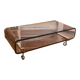 Table basse en Plexiglas Michel Dumas