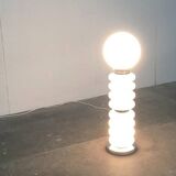 Mid-century space age glass floor lamp by Carlo Nason for JBS, 1960s.