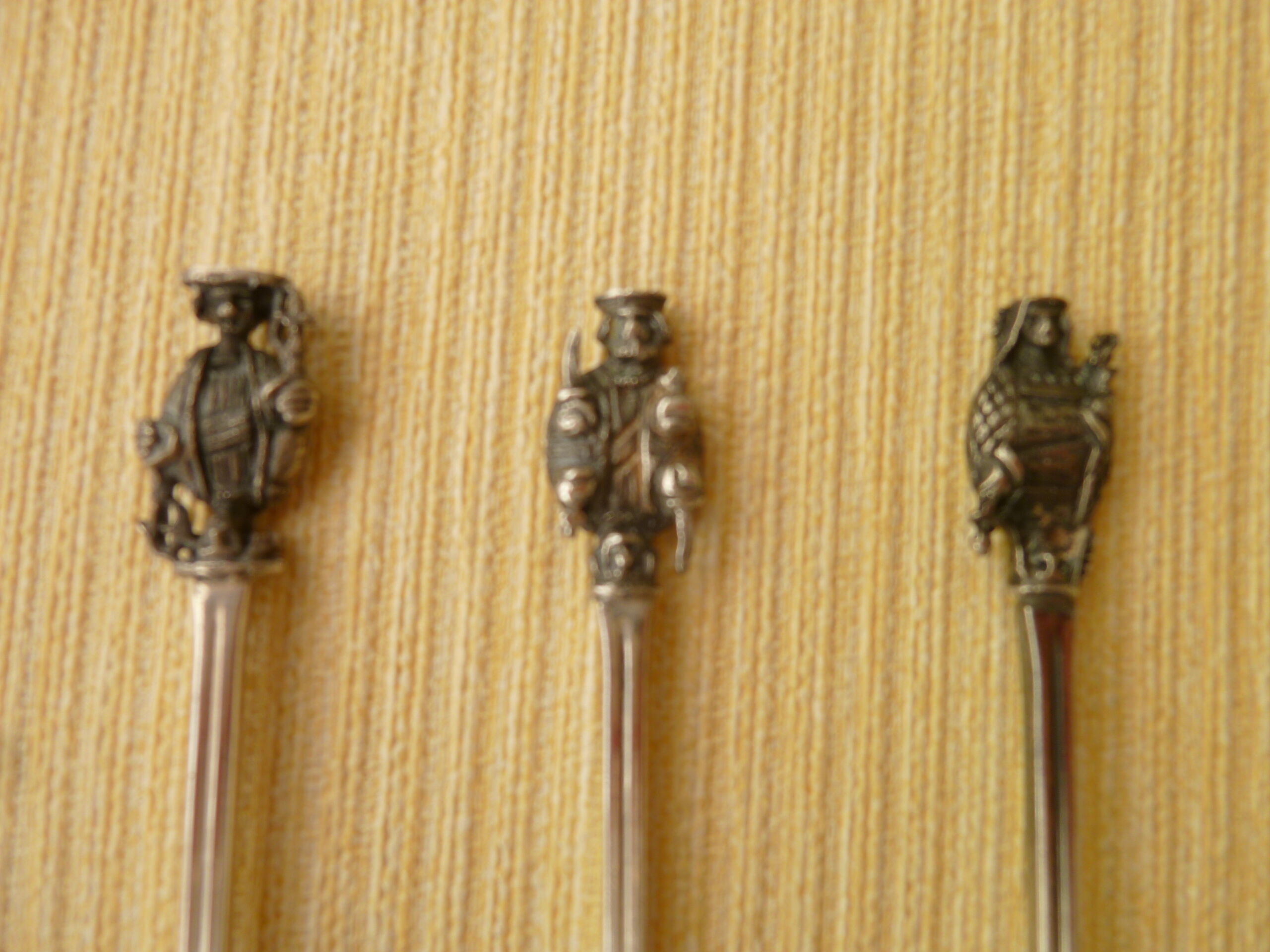 6-spoon-high epNS Silver Plated Cocktail Set