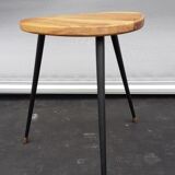 Mediator coffee table, oak and brass, 1950