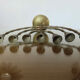 Menorah hanukkah candle holder in brass 7 candles