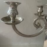 52cm silver-plated metal chandelier