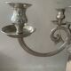 52cm silver-plated metal chandelier
