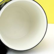 Ice bucket black and gold