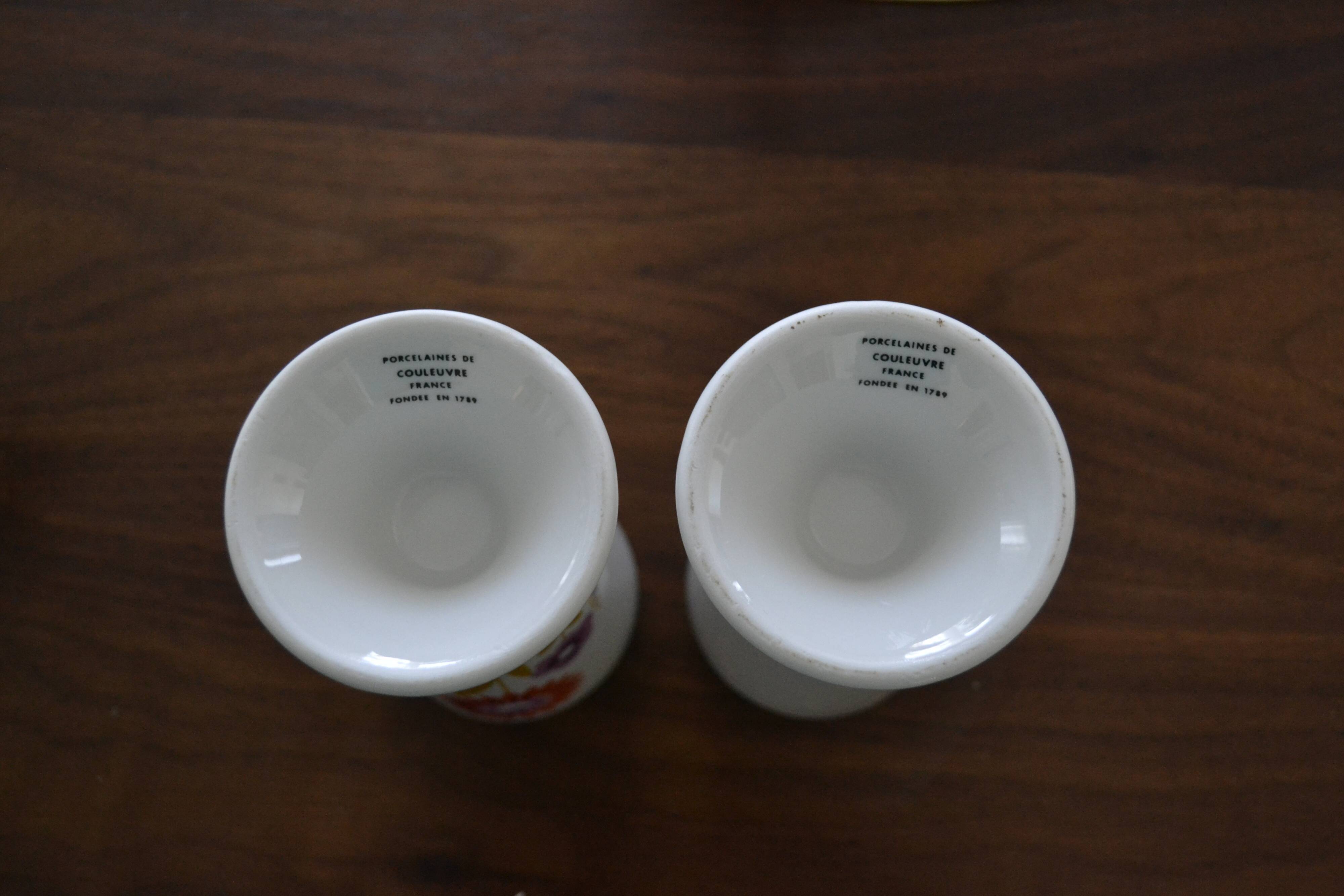 Set of 2 mazagrans in Snake porcelain
