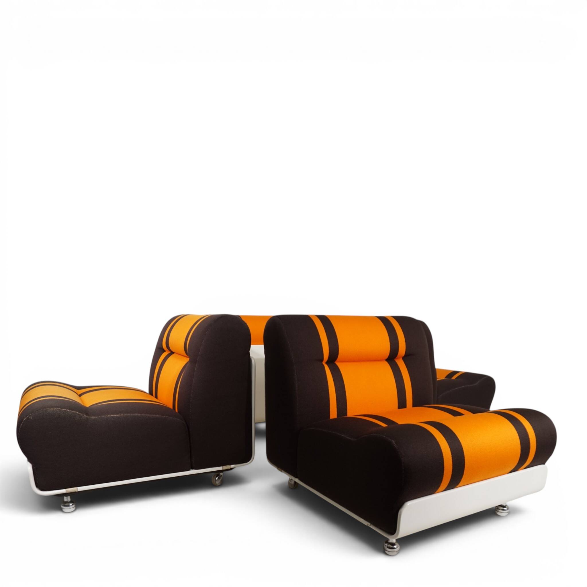 Canapé modulaire Cor Concha 4 pièces space age par Jo Otterpohl, 1970