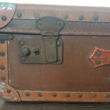 Vintage cardboard suitcase