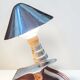70s mushroom clip lamp