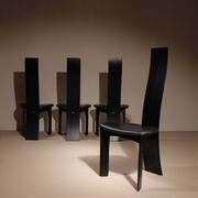 Four Sculptural ‚Iris‘ Chairs by Bob van den Berghe for Tranekaer