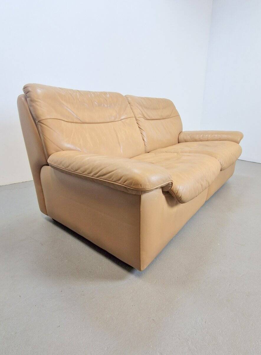 Vintage Leather DS 66 2-Seater Sofa by Carl Larsson for de Sede, 1970s