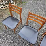 4 Scandinavian chairs from the 1960s