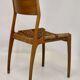 Lot de 4 chaises en chêne design italien de Consorzio Sedi Friuli 1960