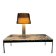 Brutalist Aluminium Table Lamp by Willy Luyckx for Aluclair. Belgium, 1960s