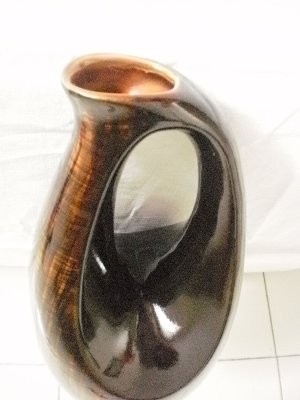 Art Deco ceramic vase from St. Clément