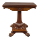 Table à jeux en acajou, XIXe siècle