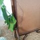 Vintage rattan side table