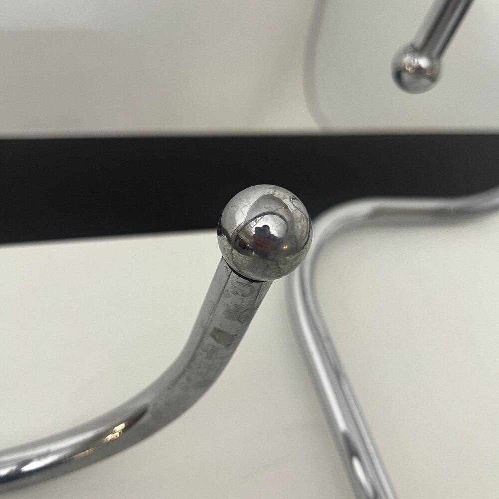 Art Deco Chrome Umbrella Stand in Tubular Steel and Chrome-Plated, Belgium, 1930