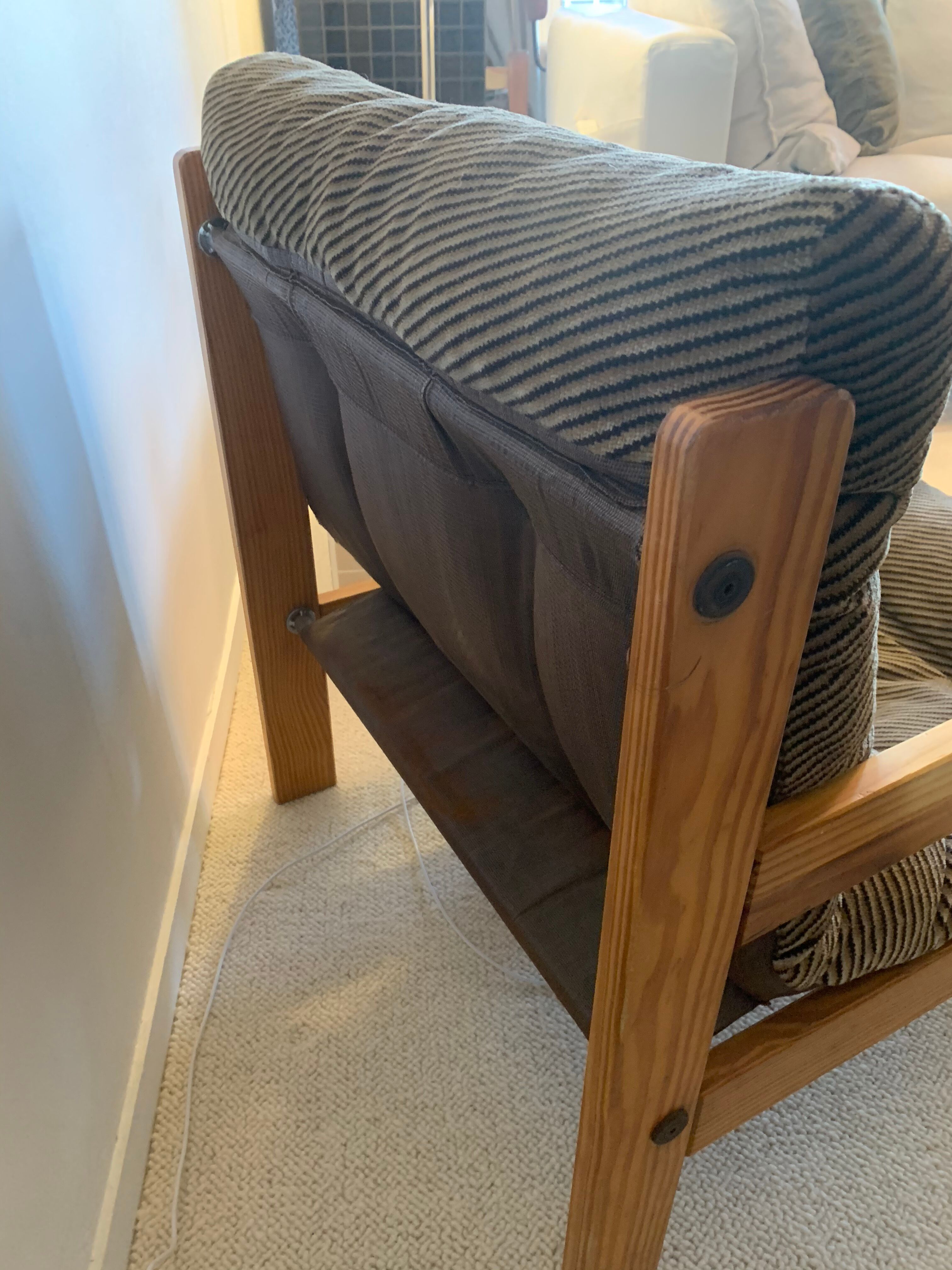 70-year-old Scandinavian velvet and solid pine