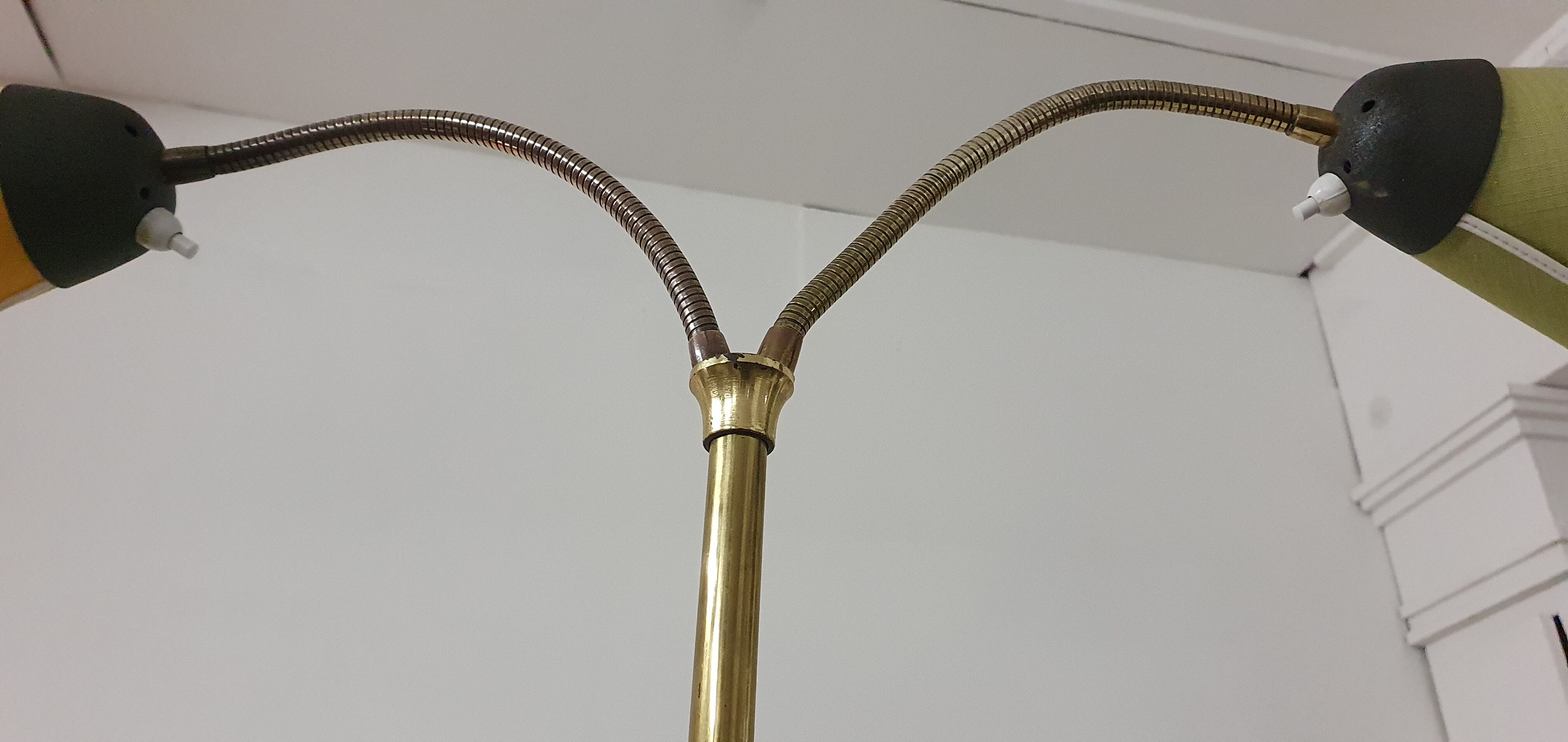 Adjustable floor lamp from the 1950s to 1960s