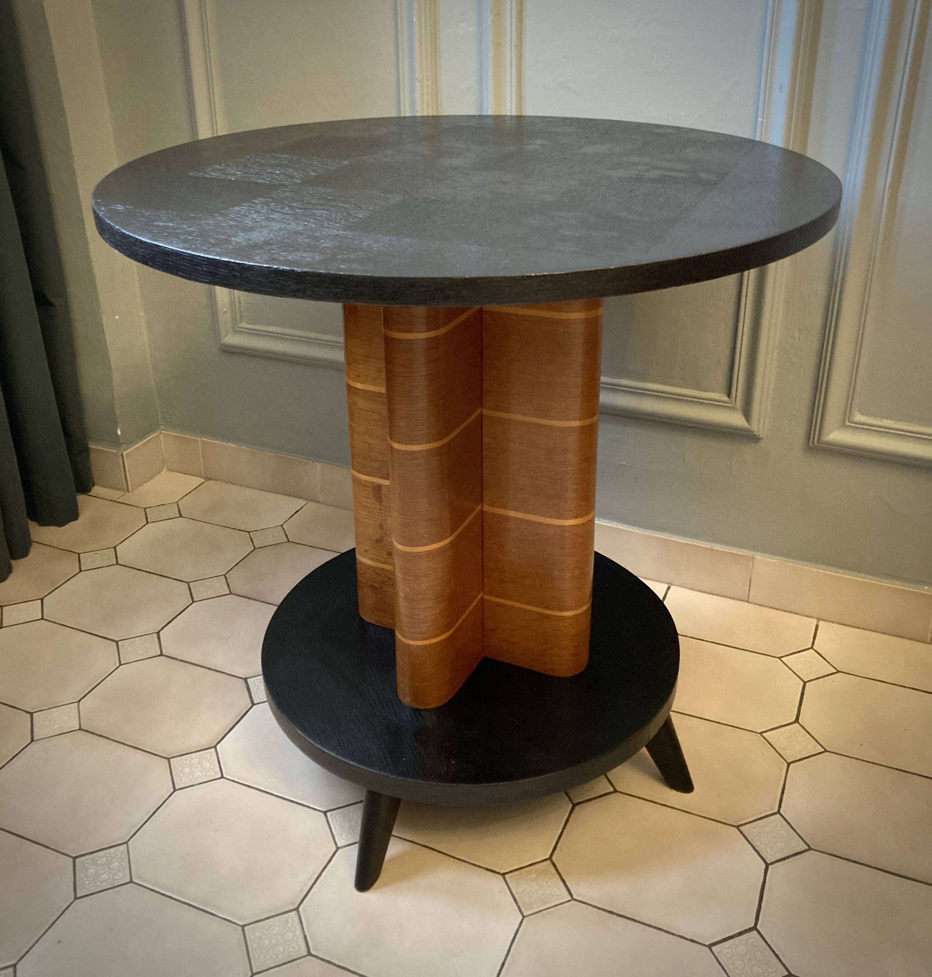 Art-deco pedestal table 1920