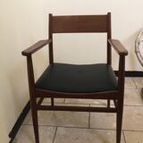 Fauteuil scandinave d'origine en teck