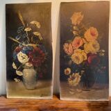 Two oil paintings on panels