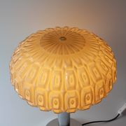 1940s Portuguese Art Deco Table Lamp with Gray Opaline Shade