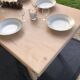 Solid wood dining table
