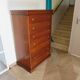 Semainier, commode style Louis Philippe en merisier