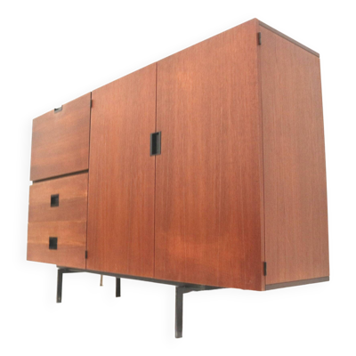 Buffet / unité murale vintage modèle CU09 de la série japonaise de Cees Braakman de Pastoe de