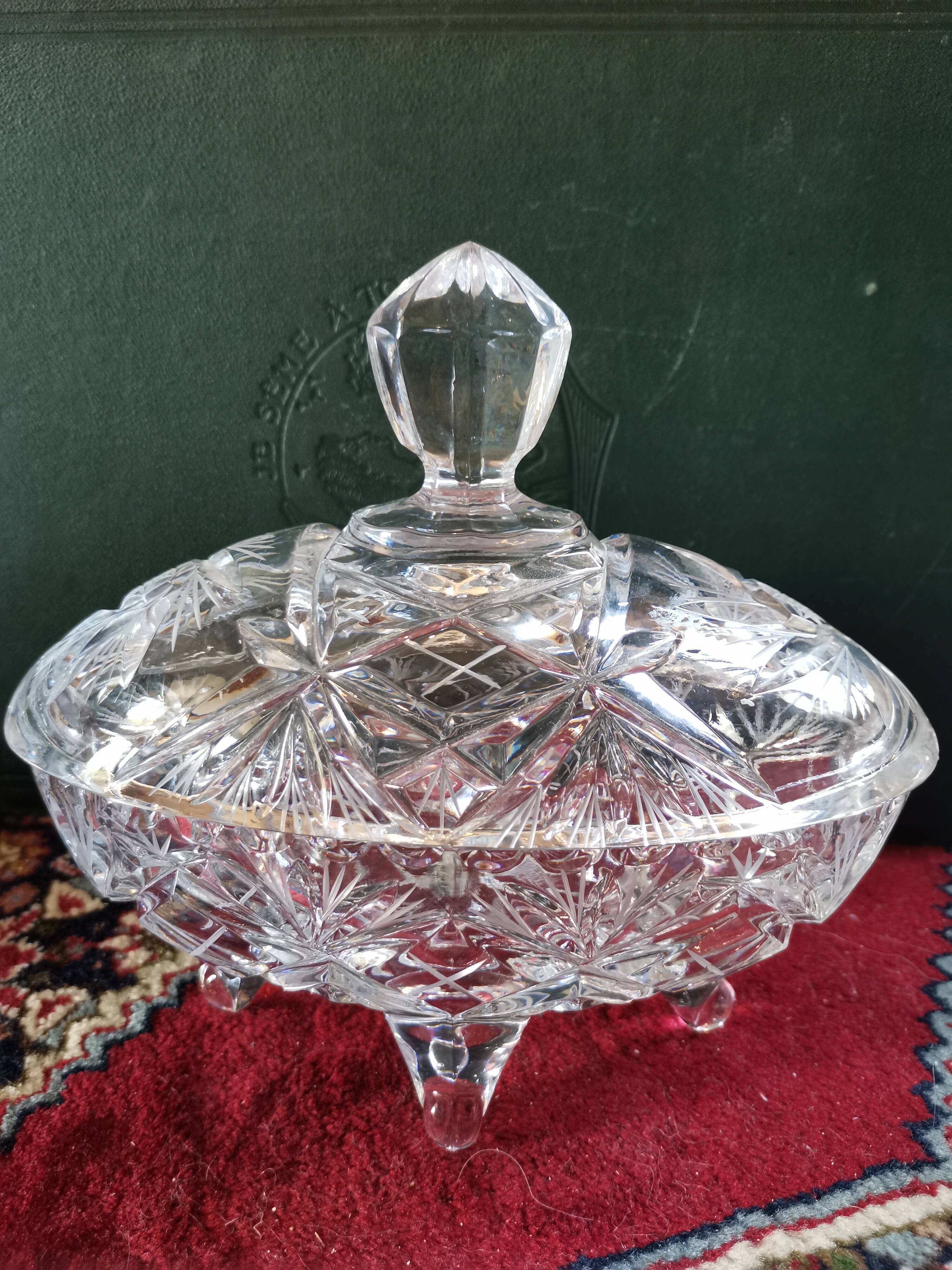 Crystal candy on foot