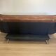 Brown cognac tufted convertible sofa – vintage spirit