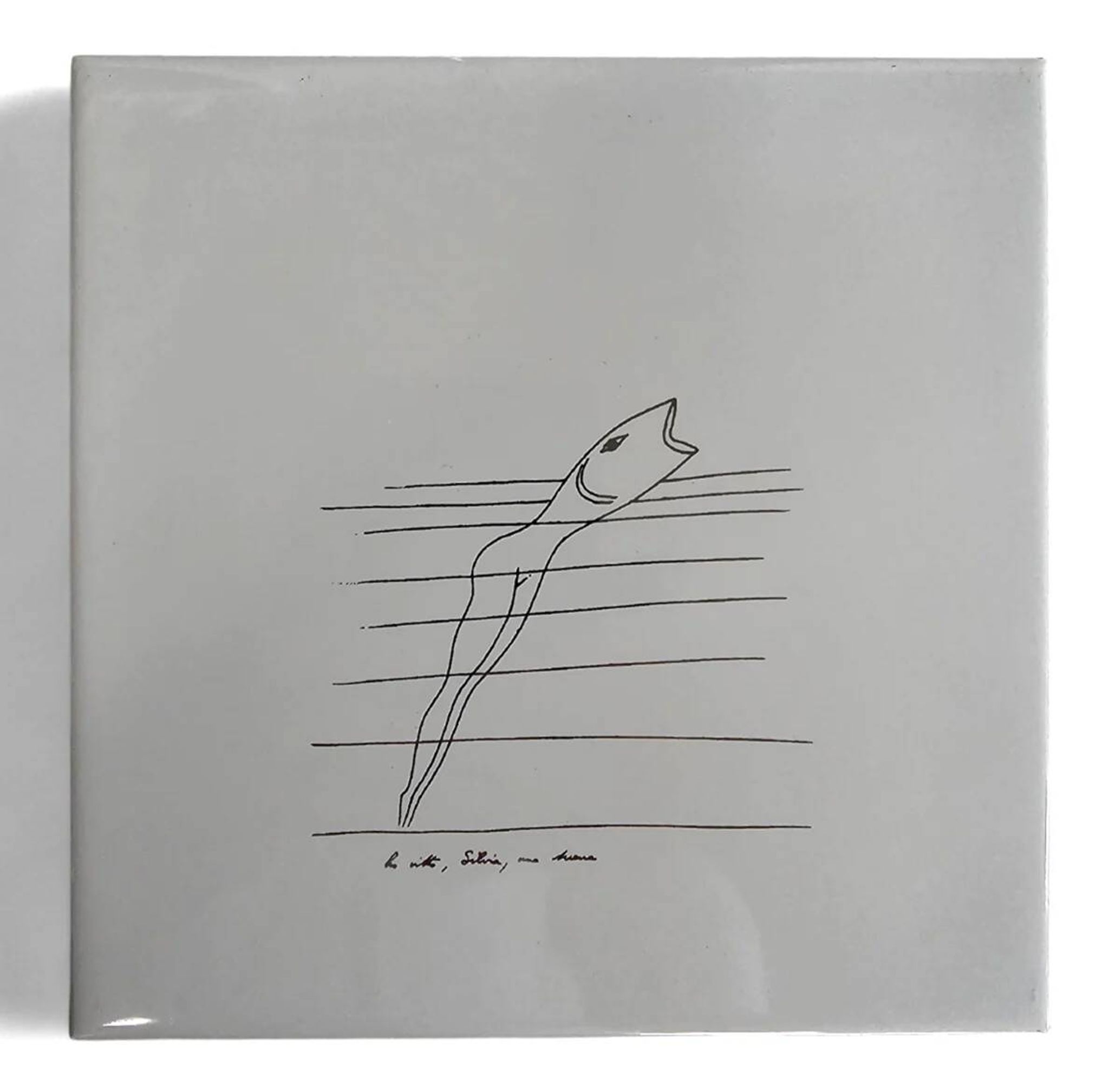 6 x Ceramic tile by Gio Ponti for Ceramica Bardelli