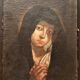 Virgin Mary painting on canvas from the 17th century anonymous 49 cm by 38 cm Italian school