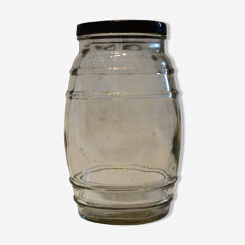 Old jar with metal lid